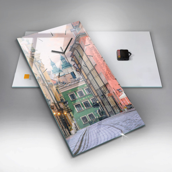 Vertikale Uhr Alte Stadt in Warschau