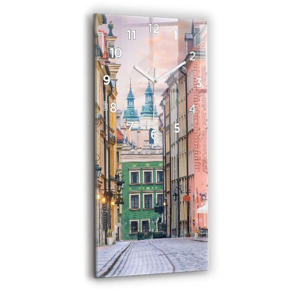 Vertikale Uhr Alte Stadt in Warschau