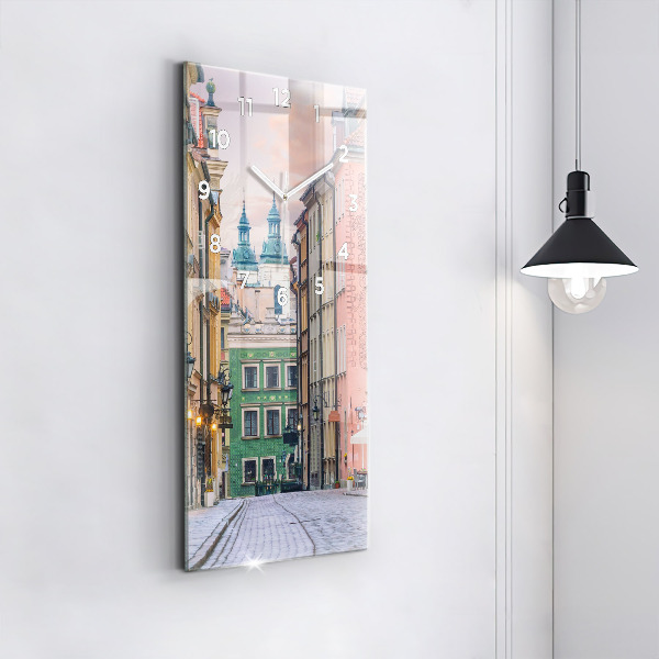 Vertikale Uhr Alte Stadt in Warschau