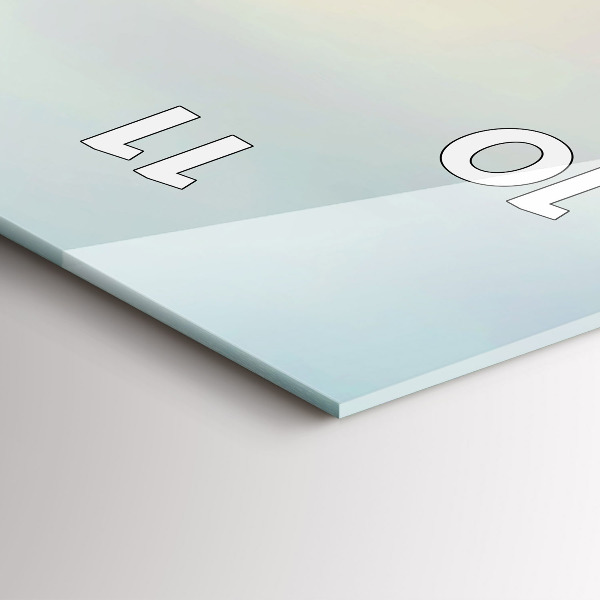 Vertikale Uhr mit motiv Big Ben Londoner Skyline