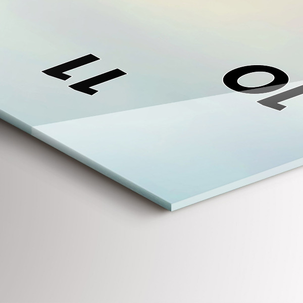 Vertikale Uhr mit motiv Big Ben Londoner Skyline