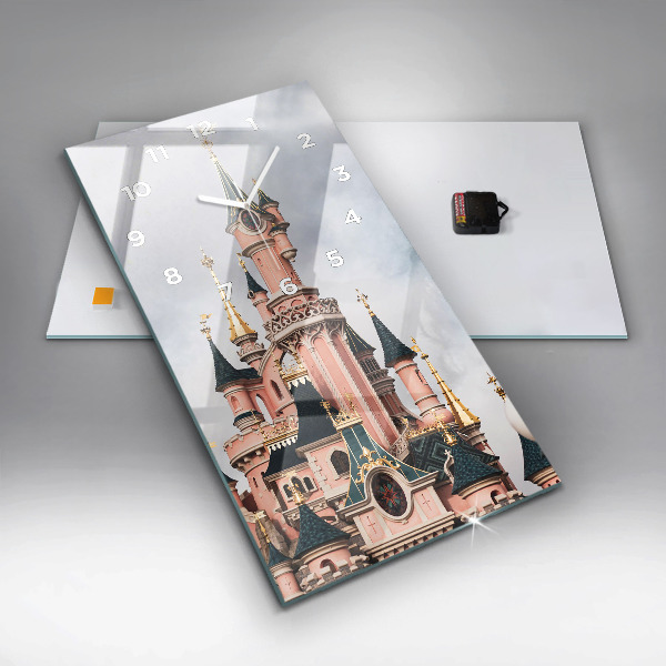 Vertikale Uhr Schloss Disneyland in Paris