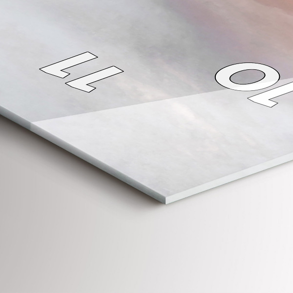 Vertikale Uhr Städte bei Sonnenuntergang