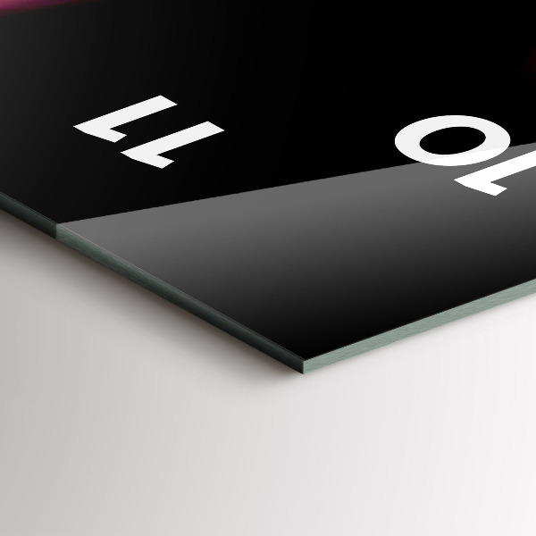 Vertikale Uhr Breslauer Springbrunnen bei Nacht