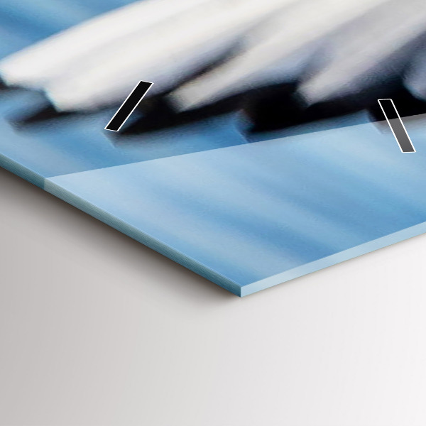 Vertikale Uhr mit motiv Seemöwen in Gdynia