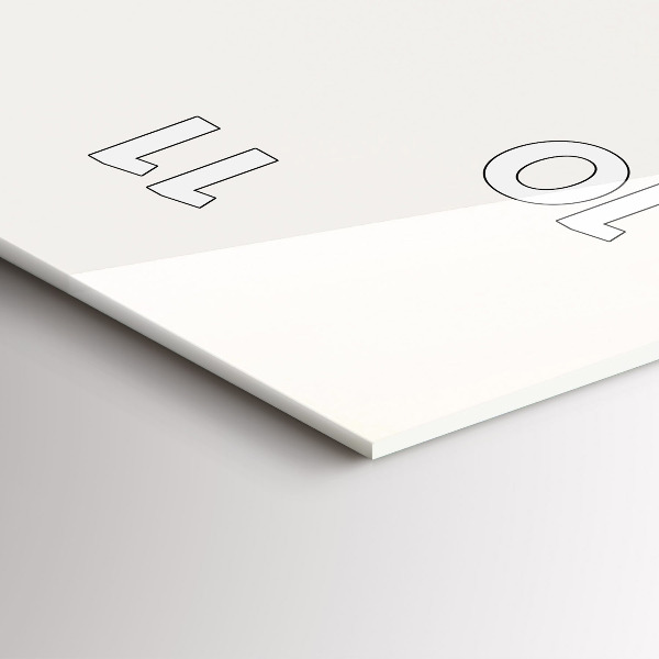 Vertikale Uhr mit motiv Leuchtturm und Meer