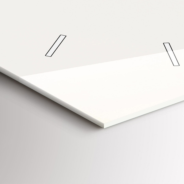 Vertikale Uhr mit motiv Leuchtturm und Meer