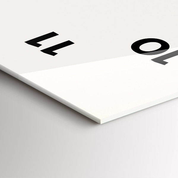 Vertikale Uhr mit motiv Leuchtturm und Meer