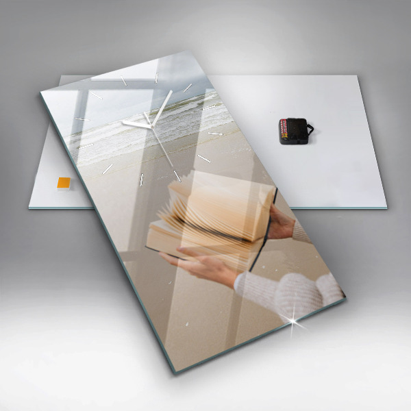 Vertikale Uhr Ein Moment mit einem Buch