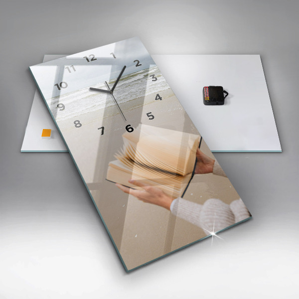 Vertikale Uhr Ein Moment mit einem Buch