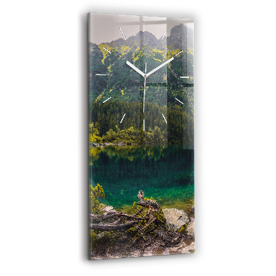 Vertikale Uhr mit motiv Morskie Oko im Tatra-Gebirge