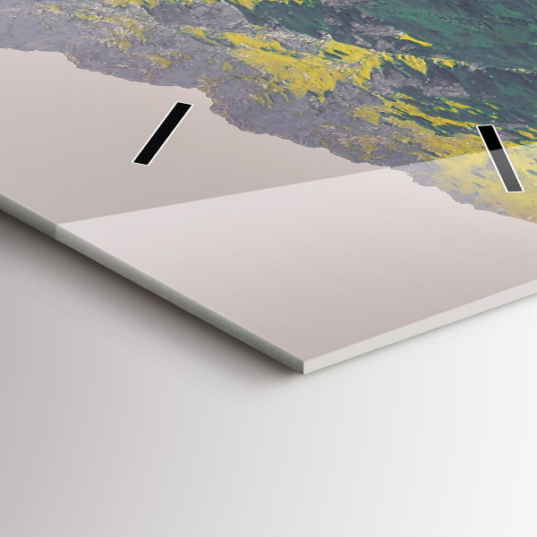 Vertikale Uhr mit motiv Morskie Oko im Tatra-Gebirge