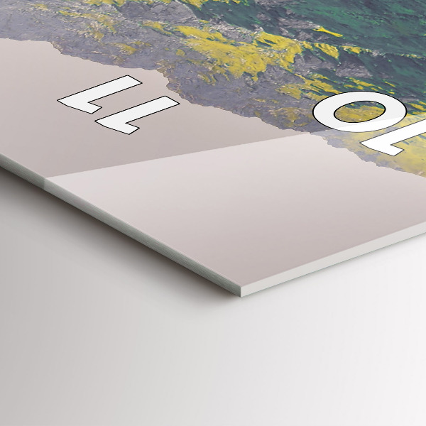 Vertikale Uhr mit motiv Morskie Oko im Tatra-Gebirge