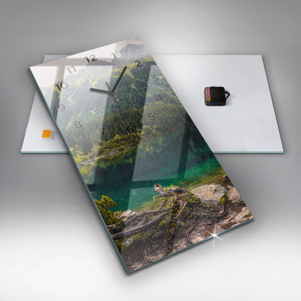 Vertikale Uhr mit motiv Morskie Oko im Tatra-Gebirge