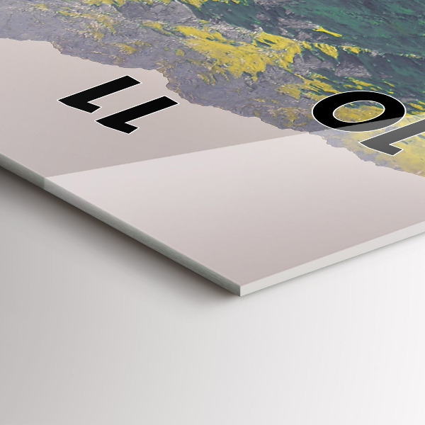 Vertikale Uhr mit motiv Morskie Oko im Tatra-Gebirge