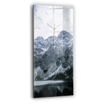 Vertikale Uhr mit motiv Morskie Oko im Tatra-Gebirge