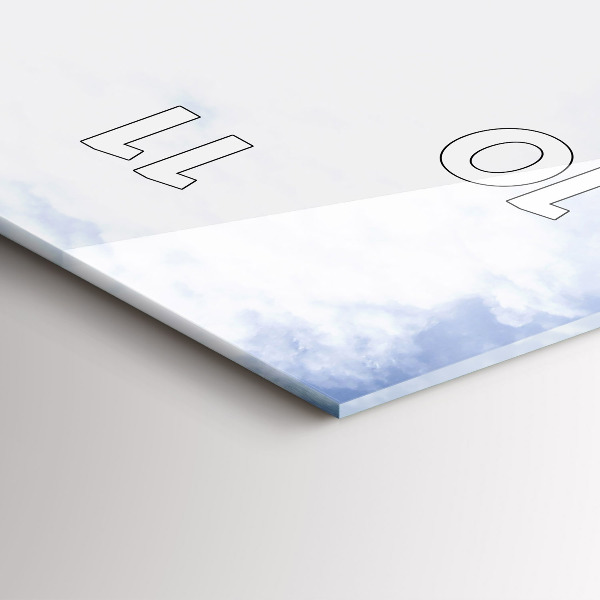 Vertikale Uhr mit motiv Morskie Oko im Tatra-Gebirge