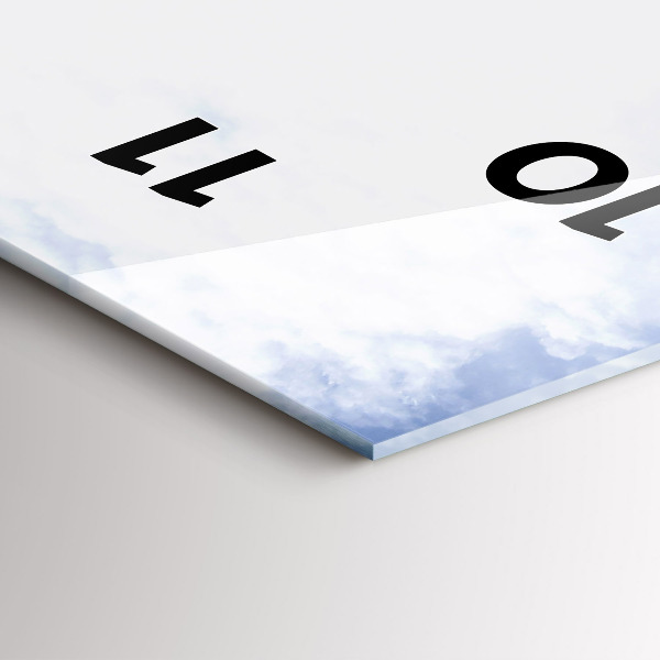 Vertikale Uhr mit motiv Morskie Oko im Tatra-Gebirge