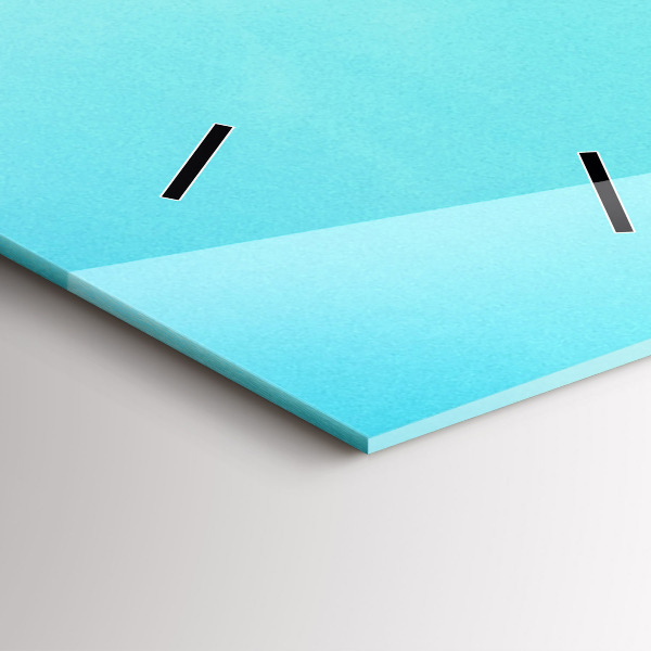 Vertikale Uhr Berg und Fluss in Polen