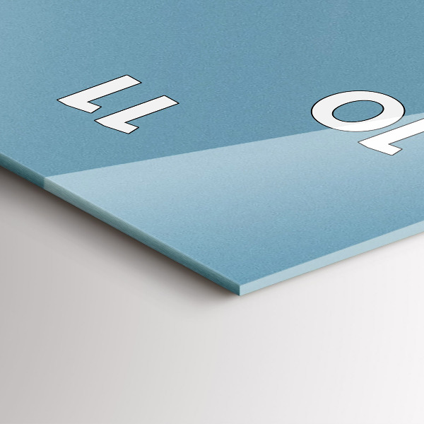 Vertikale Uhr mit motiv Palmen in Los Angeles