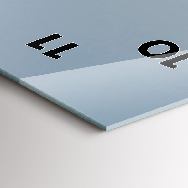 Vertikale Uhr mit motiv Das Parlament in Budapest