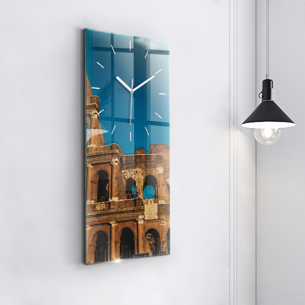 Vertikale Uhr Kolosseum in Italien