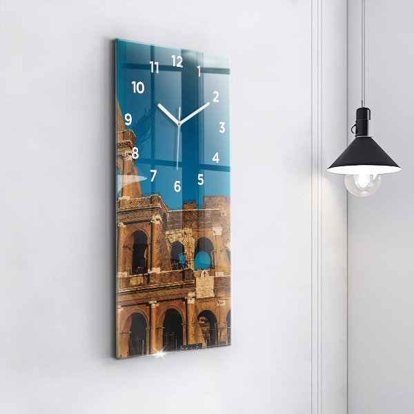 Vertikale Uhr Kolosseum in Italien