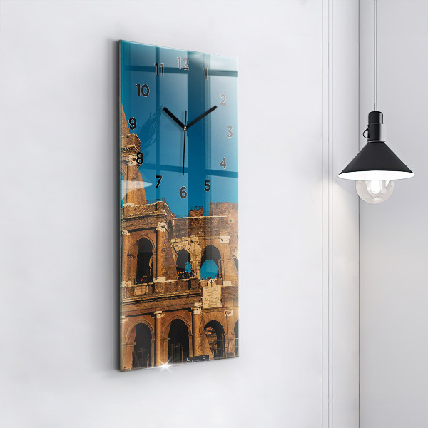 Vertikale Uhr Kolosseum in Italien