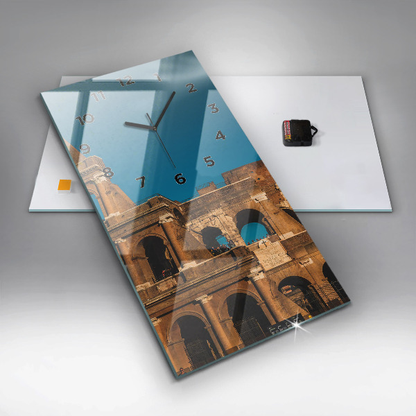 Vertikale Uhr Kolosseum in Italien