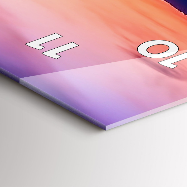 Vertikale Uhr Inschrift der Erinnerungen