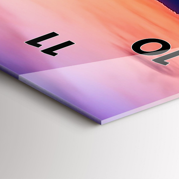 Vertikale Uhr Inschrift der Erinnerungen