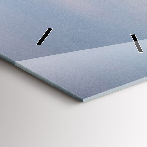 Vertikale Uhr Berg mit Schnee bedeckt