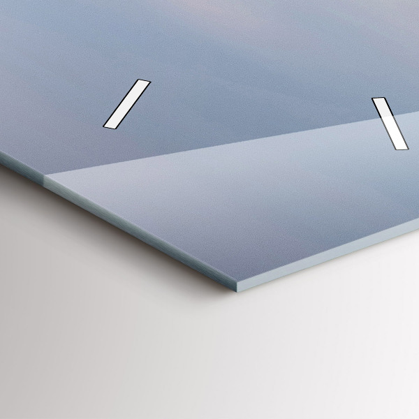 Vertikale Uhr Berg mit Schnee bedeckt