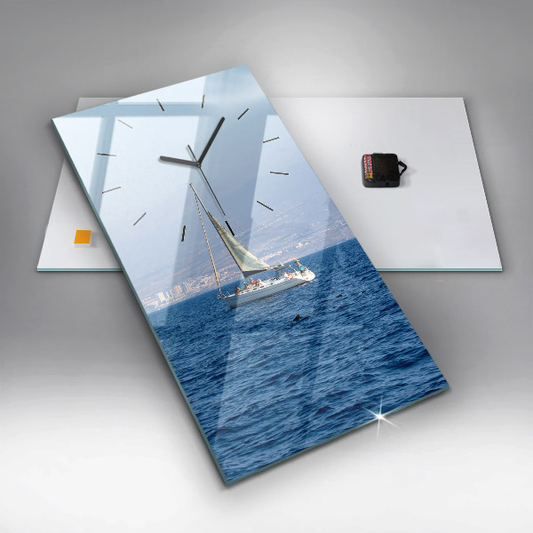 Vertikale Uhr Yacht auf Teneriffa