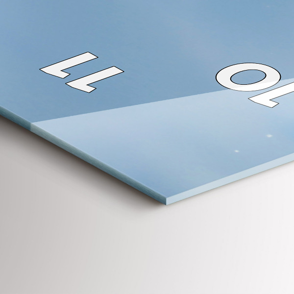 Vertikale Uhr mit motiv Wellenfotografie