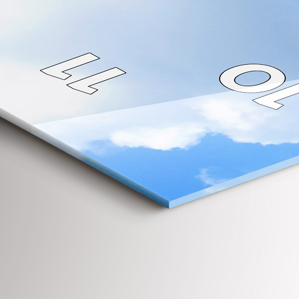 Vertikale Uhr mit motiv Kasprowy Wierch Zakopane