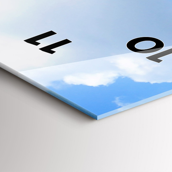 Vertikale Uhr mit motiv Kasprowy Wierch Zakopane