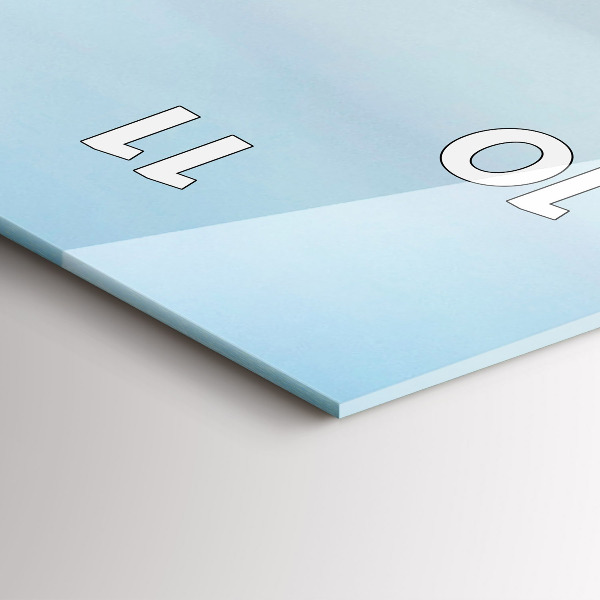 Vertikale Uhr mit motiv Karlsbrücke in Prag