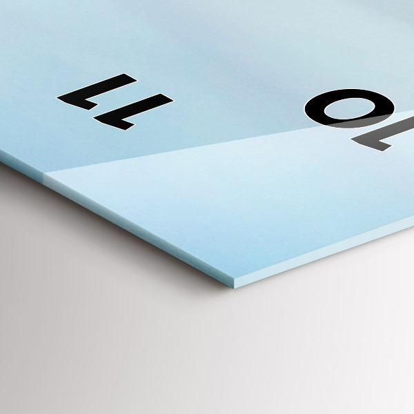 Vertikale Uhr mit motiv Karlsbrücke in Prag