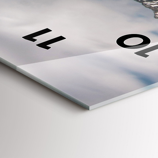 Vertikale Uhr Hohe Tatra in der Slowakei