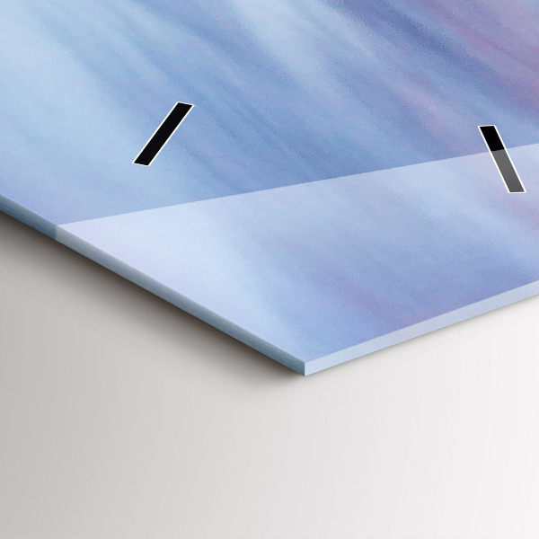 Vertikale Uhr Hütte in den Bergen