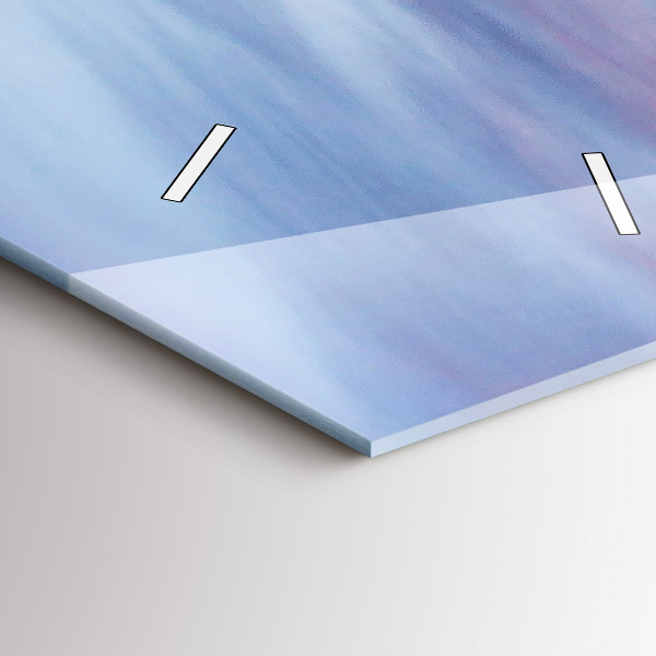 Vertikale Uhr Hütte in den Bergen