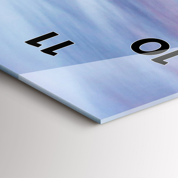 Vertikale Uhr Hütte in den Bergen