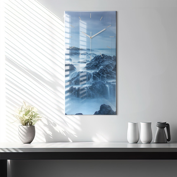 Vertikale Uhr mit motiv Leuchtturm