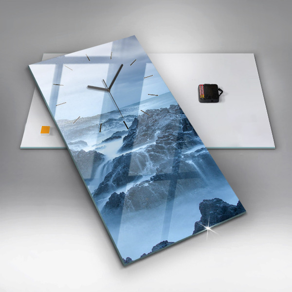 Vertikale Uhr mit motiv Leuchtturm