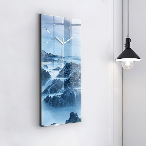 Vertikale Uhr mit motiv Leuchtturm