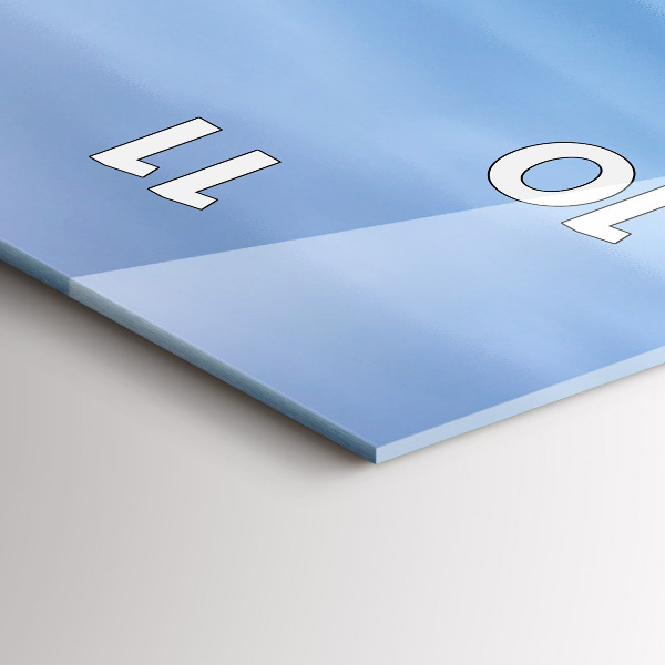 Vertikale Uhr mit motiv Leuchtturm