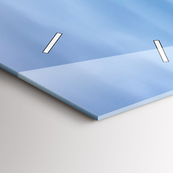 Vertikale Uhr mit motiv Leuchtturm