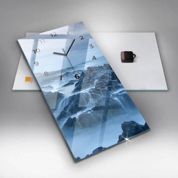 Vertikale Uhr mit motiv Leuchtturm