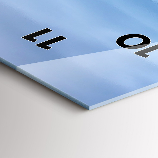 Vertikale Uhr mit motiv Leuchtturm